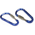 Coded Lock Carabiner Keychain Combination Lock Aluminum Carabiner